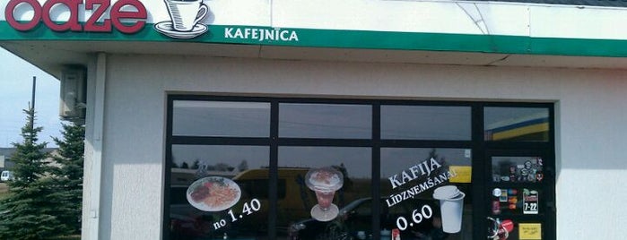 Kafejnīca "Oāze" is one of Kur paēst.