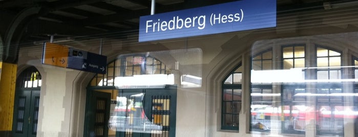 Bahnhof Friedberg (Hess) is one of Bf's Rhein-Main.