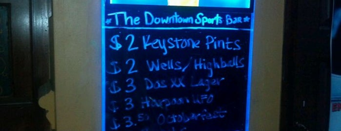 The Downtown Sports Bar & Grill is one of Favorite Nightlife Spots.