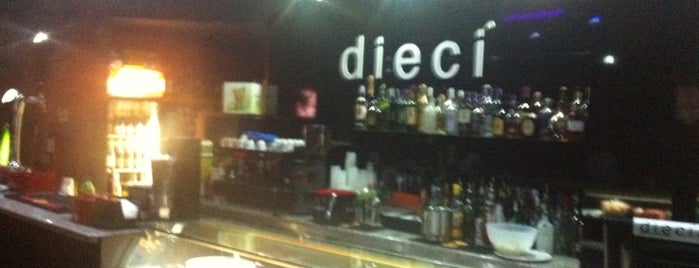 Dieci is one of Friday Lunch Out.