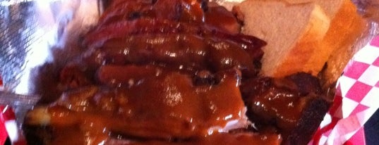 Mama Faye's Barbecue is one of Speck Lunches.
