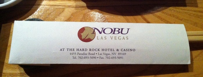 Nobu is one of Las Vegas extended.