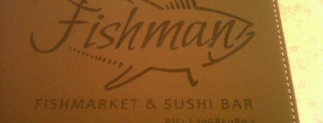 Fishman Fishmarket & Sushi Bar is one of Restaurantes evaluados por Estampas.