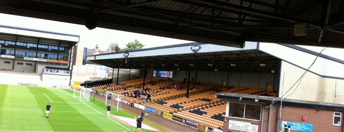 Vale Park is one of Football grounds visited.