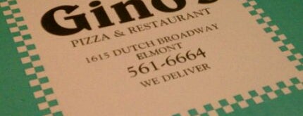 Gino's Pizza is one of สถานที่ที่ Ashley ถูกใจ.