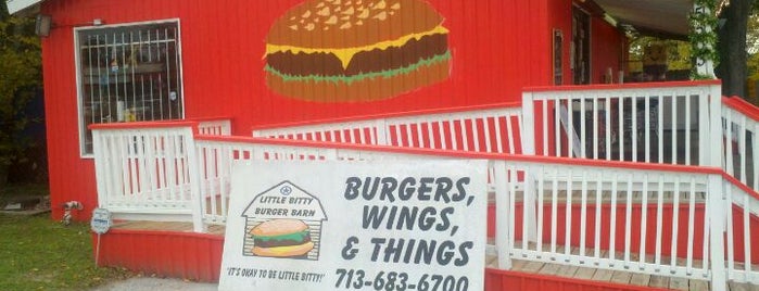 Little Bitty Burger Barn is one of Lugares guardados de David.