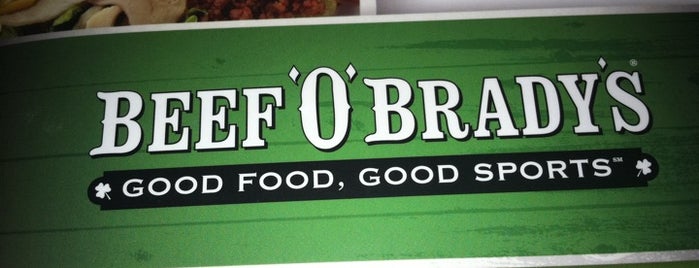 Beef 'O' Brady's is one of Orte, die Dan gefallen.