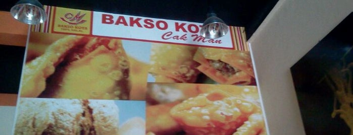 Bakso Kota CAK Man is one of 20 favorite restaurants.