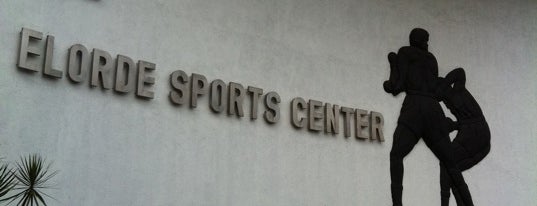 Elorde Sports Center is one of สถานที่ที่ Agu ถูกใจ.