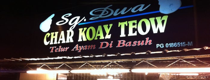 Sungai Dua Char Koay Teow (Telur Ayam Di Basuh) is one of Best Stall Recommended!.