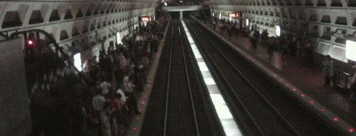 Farragut West Metro Station is one of WMATA Orange Line.