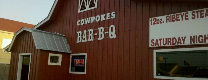 Cowpokes Bar-B-Q is one of Texas Monthly Top 50 BBQ Joints In The World 2013.