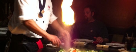 Kobe Japanese Steakhouse - Lake Buena Vista is one of Posti che sono piaciuti a Mei.