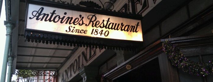 Antoine's Restaurant is one of New Orleans food and stuff (& more and things).