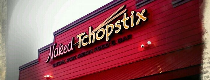 Naked Tchopstix is one of Foodie's Must Visits.