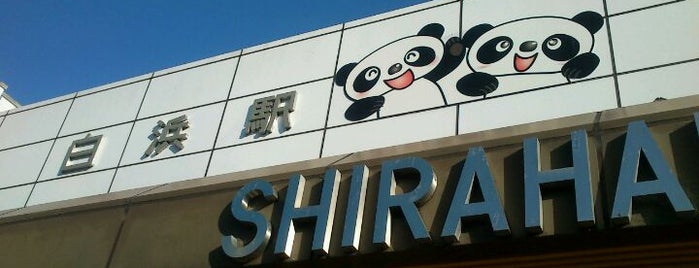 Shirahama Station is one of 紀勢本線.