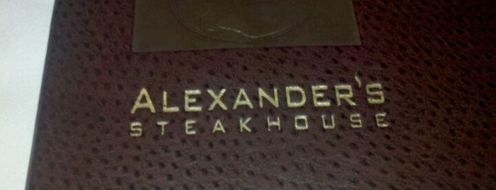 Alexander's Steakhouse is one of Olivia & Ethan's SF Favorites.