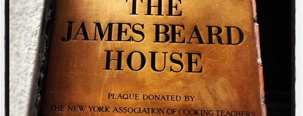 The James Beard House is one of สถานที่ที่บันทึกไว้ของ Ajay.
