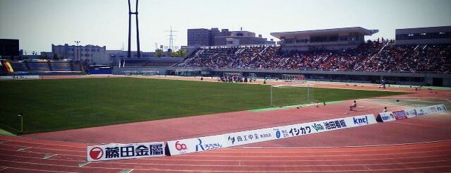 新潟市陸上競技場 is one of アルビレックス新潟 - Albirex Niigata.