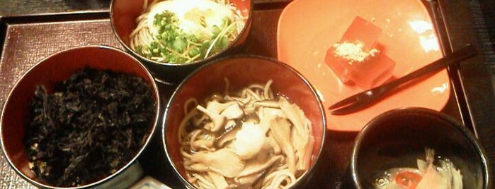 Soba-dokoro Mucha-an is one of Japane restaurants in Tokyo based on Lonely Planet.