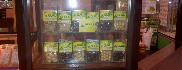 The Green- fresh juices, sandwiches, salads, yogurts, coffee is one of GURU SNACKS OUTLETS.