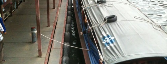 ท่าเรือผ่านฟ้าลีลาศ (Panfa Leelard Pier) W4 is one of Khlong Saen Seap Express Boat.