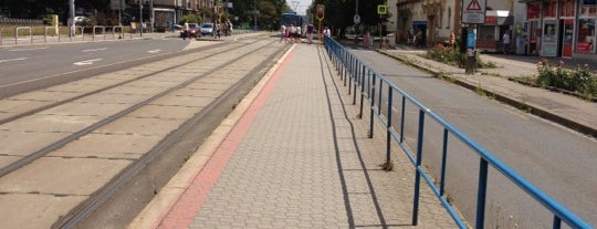 Dům energetiky (bus, tram) is one of Tramvajové zastávky v Ostravě.