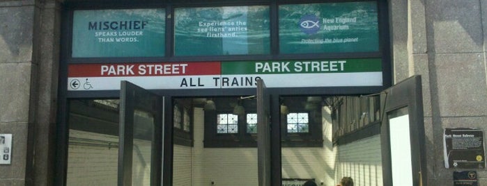 MBTA Park Street Station is one of Penina Mezei Around the World.