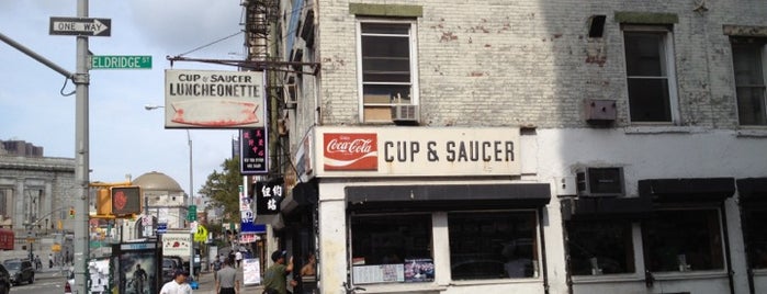 Cup & Saucer is one of E Broadway.