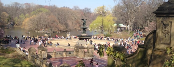 Bethesda Fountain is one of Park Highlights of NYC.