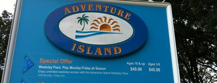 Adventure Island is one of favorites.