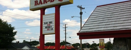 Tops Bar-B-Q is one of Locais salvos de Paul.