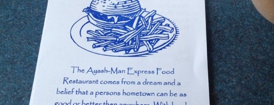 Ayash-Man is one of fav places.