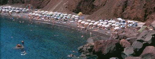 Spiaggia Rossa is one of Santorini.