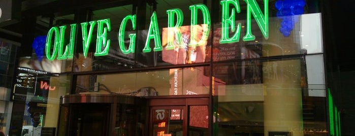 Olive Garden is one of The 9 Best Places for Chicken Caesar in the Theater District, New York.