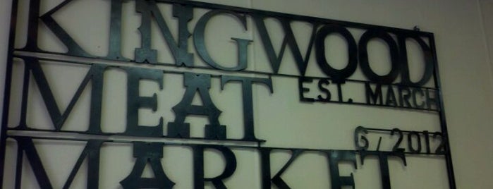 Kingwood Meat Market is one of ᴡ'ın Kaydettiği Mekanlar.