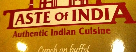 Taste Of India is one of Lieux qui ont plu à Brian.