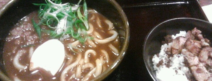 カレーうどん食堂 のら豚屋 is one of Akebonobashi-Ichigaya-Yotsuya for Lunchtime.