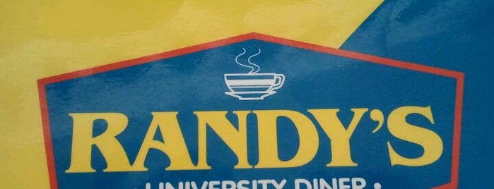 Randy's University Diner is one of Locais curtidos por Kristen.