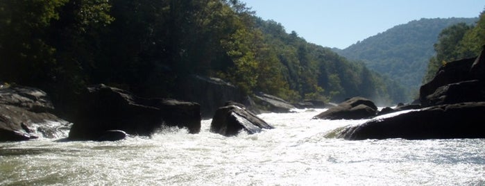 Upper Gauley Put In is one of Whitewater Kayaking, Great Outdoors and Outfitters.