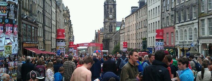 The Royal Mile is one of Edinburgh's New and Old.