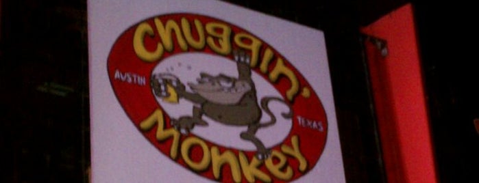 The Chuggin' Monkey is one of Top 10 favorites places in Austin, TX.