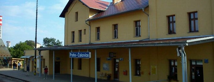 Železniční stanice Praha-Čakovice is one of Železniční stanice ČR: P (9/14).