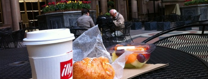 The New York Palace courtyard is one of Let's Meet For Coffee.