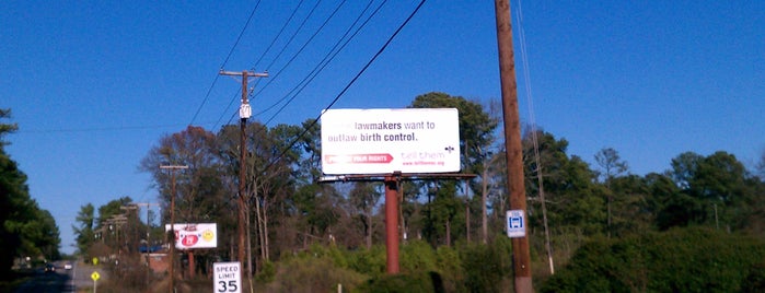 Forest Drive and Percival Road Intersection is one of "Protect Your Rights" Billboards.
