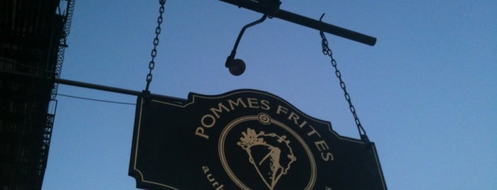 Pommes Frites is one of NYC.