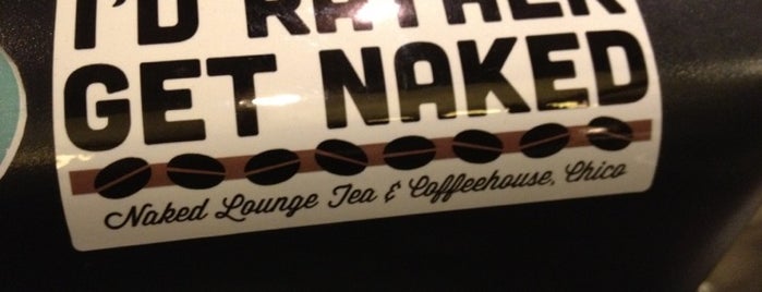 The Naked Lounge Tea and Coffeehouse is one of Tempat yang Disukai TiffandBecky.