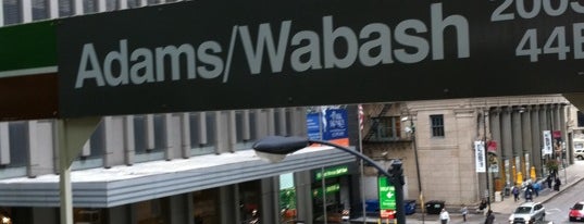 CTA - Adams/Wabash is one of CTA Brown Line.