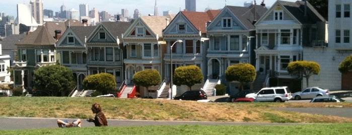 Alamo Square is one of A Dog's San Francisco.