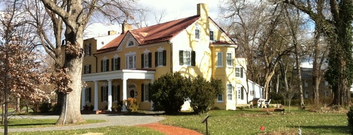 The Marshall House (Dodona Manor) is one of Leesburg Guide.